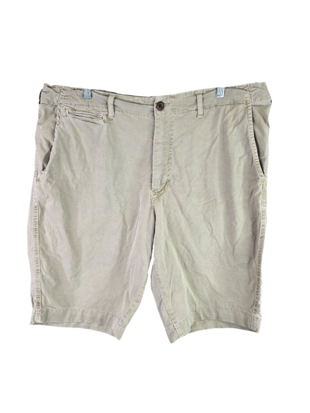 Mens American Eagle Longer Length Khaki NeXt Level Flex Shorts 12" Inseam 38